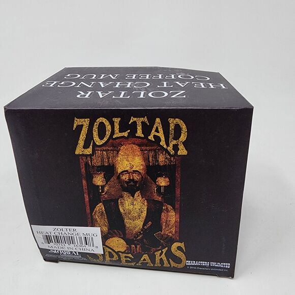 Zoltar Mug Color Changing Your Wish Is Granted Ceramic Coffee Cup NIB - Picture 5 of 10